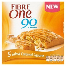 Une Fibre 90 Calories 5 Carrés Caramel Salé 120G