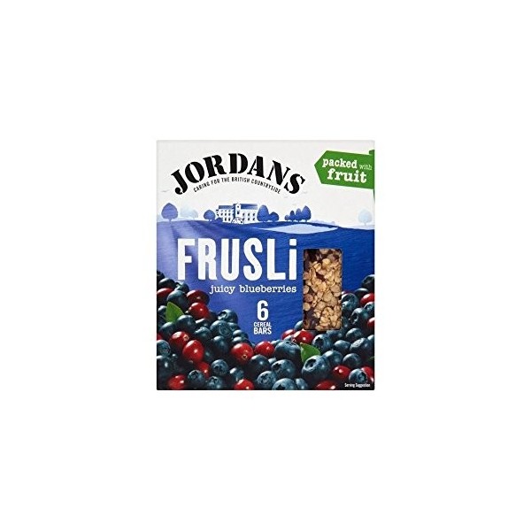 Jordans Frusli Bars Burst Blueberry de 6x30g - Paquet de 2