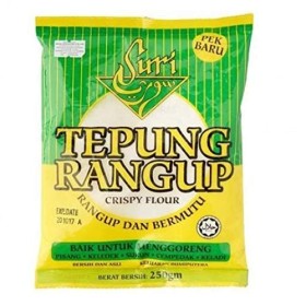 Adabi Tepung Rangup Suri Farine croustillante 250 g - Pour la friture des bananes, des patates douces, du pain, du cempedak, 