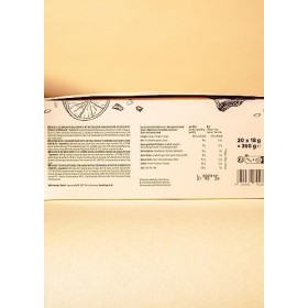 KoRo - Barre de riz soufflé au chocolat noir à lorange 18 g - Enrobée de chocolat noir - Snack sur le pouce - Vegan