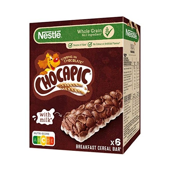 Chocapic de Nestlé Barre de Céréales 6 x 25 g - Lot de 5