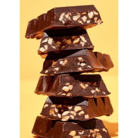 KoRo - Barre bio vegan aux noisettes 50 g - Goût de noisette acidulée - Teneur élevée en fibres - Vegan