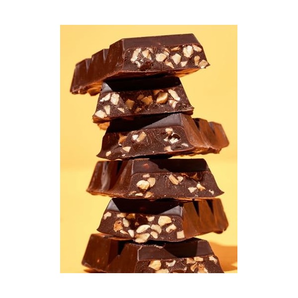 KoRo - Barre bio vegan aux noisettes 50 g - Goût de noisette acidulée - Teneur élevée en fibres - Vegan