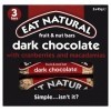 Manger du chocolat noir naturel avec canneberges et noix de macadamia Bars 3x45g - Paquet de 6