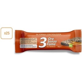 Rilevo- 25 Sachets Individuels de 3 Heures Sans Faim à lOrange Barre Naturelle Bio aux Graines, Céréales à lOrange Bio et P