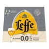 Leffe Blonde 0% Bière sans alcool Pack 12 Bouteilles 25 cl