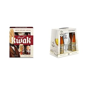 Kwak Bière Ambrée Coffret 4 Bouteilles 33cl + 1 verre