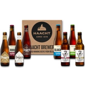 Coffret Haacht Bières | 8 x 33cl bouteilles de bières de la Brasserie Haacht