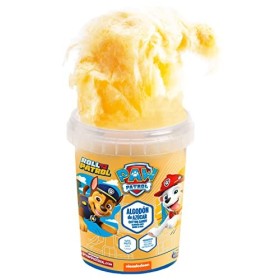 Dekora - Barbe à Papa de la Pat Patrouille | Barbe à Papa Jaune Goût Tutti Frutti - Pot de 30 g