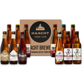 Coffret Haacht Bières | 12 x 33cl bouteilles de bières de la Brasserie Haacht