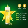 Heineken, Affligem, Pelforth - Pack de 3 Fûts 5L - Bières Blondes 6,7°et 5,8° - Compatible Tireuse BeerTender, Utilisable san
