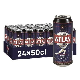 Atlas Bière Blonde Pack 24 Canettes 50cl