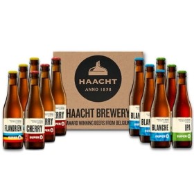 Coffret Haacht SUPER 8 Bières | 12 x 33cl bouteilles de bières de la Brasserie Haacht SUPER 8