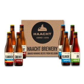 Coffret Haacht SUPER 8 Bières | 12 x 33cl bouteilles de bières de la Brasserie Haacht SUPER 8