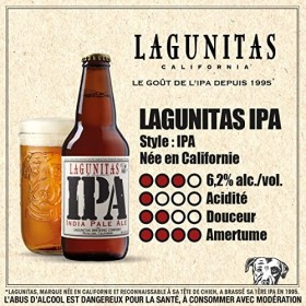Lagunitas - Pack de 2 Fûts 5L - Bière IPA 6,2° - Compatible Tireuse BeerTender, Utilisable sans Machine à Bière - Coffret Biè