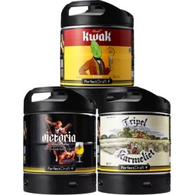 Pack 3 fûts de bière de 6 litres - Compatibles avec la tireuse Perfectdraft - 15 euros de consigne INCLUS… Victoria - Tripel