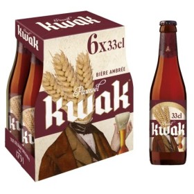 Kwak Bière Ambrée Pack 6 Bouteilles 33cl
