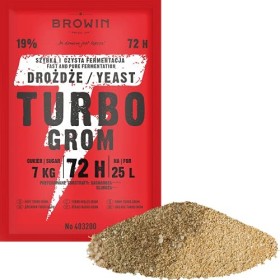 Levure de brassage Brasserie Levure bière Turbo 72H 25L 19%
