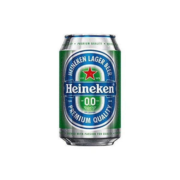Heineken | Bière sans alcool 0.0 | 33cl | Pack de 24x33 cl