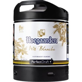 Fût 6L Perfectdraft - 5 euros de consigne inclus - Fût pour tireuse à bière Hoegaarden Blanche 