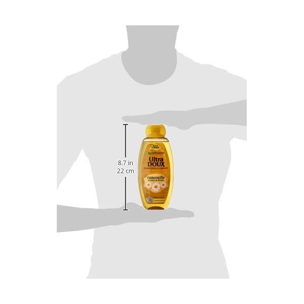 Garnier Ultra Doux À la Camomille et Miel de Fleurs - Shampooing 400ML Cheveux Blonds