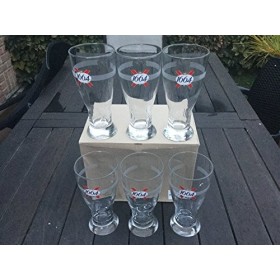 Lot de 6 Verre a Biere kronenbourg 1664 en 33 cl 33cl Neuf