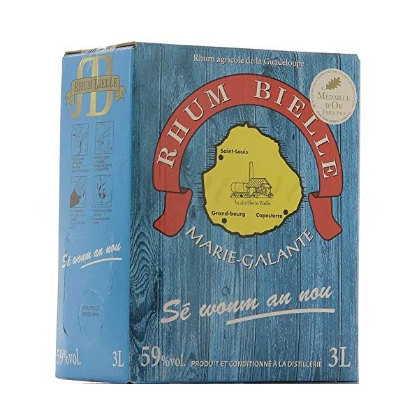 Bielle Blanc 59° - Cubi 3 litres