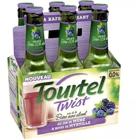 Tourtel Bière sans alcool Mure et Myrtille 6 x 27,5cl