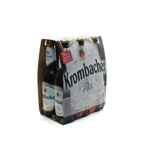 6 Bières Allemandes Krombacher Pils Blonde 33cl