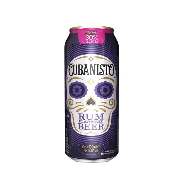 Cubanisto Bière aromatisée au rhum Pack 12 Canettes 50cl