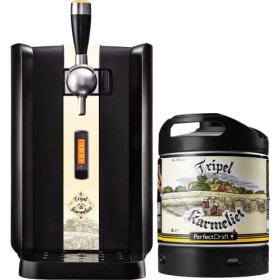 Pack tireuse à bière PerfectDraft + 1 fût de bière - Idée cadeau Leffe Blonde avec magnet 