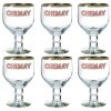 6 VERRES A BIERE CHIMAY 33cl 33 cl NEUF