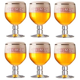 6 VERRES A BIERE CHIMAY 33cl 33 cl NEUF