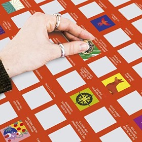 Gift Republic Affiche avec liste de bières à gratter