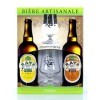 Coffret Bières Artisanales - Coffret 2 Bières + 2 Verres