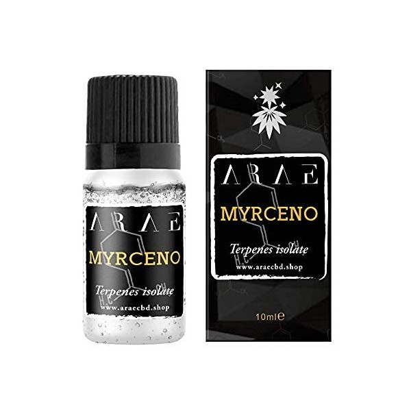ARAE - Terpène Pur Myrcène - 100% pure organique de qualité alimentaire, fabriqué en Espagne, qualité GMP, 10ml