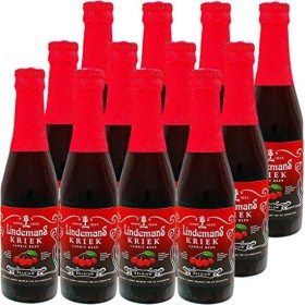 Lindemans Kriek Pack de Bières Bouteilles Belges de la Brasserie Lindemans 12 x 0,25 l 