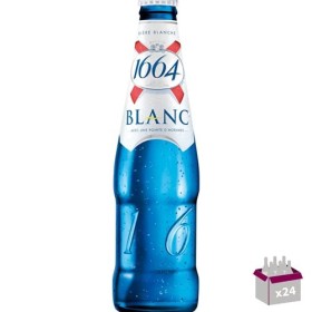 1664 Bière blanche 5° 24x33 cl verre perdu