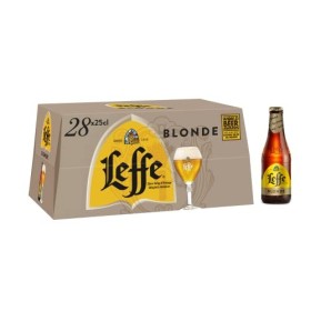 Bière Leffe Blonde 6.6% Pack 28 Bouteilles 25cl & Bière Rituel 9° Pack 12 Bouteilles 25cl