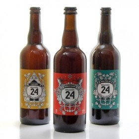 Pack de 3 bières IPA, LAdorée et Stout de la Brasserie Artisanale de Sarlat 3 x 75cl