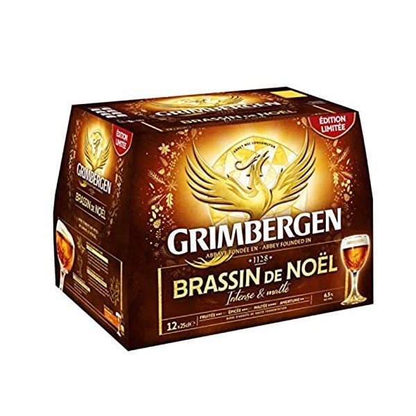 Brassin de Noël - Bière dabbaye - Alc. 6,5 % vol. 12x25cl