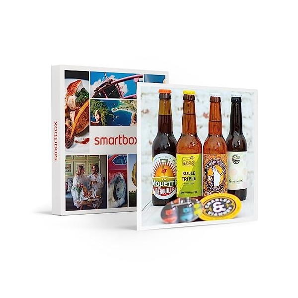 Smartbox - Coffret Cadeau Femme Homme - Coffret de bières à savourer chez soi - idée Cadeau - 1 Coffret de bières à Domicile
