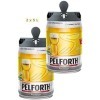 Les5CAVES - Pack 2 fûts Pelforth - Fût de bière blonde - Compatible Beertender - Lot de 2 fûts x 5L