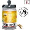 Les5CAVES - Pack 2 fûts Pelforth - Fût de bière blonde - Compatible Beertender - Lot de 2 fûts x 5L
