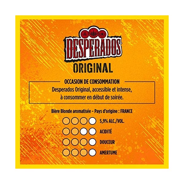 Desperados Original bière aromatisée tequila Fût 5L 5.9°