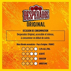 Desperados Original bière aromatisée tequila Fût 5L 5.9°