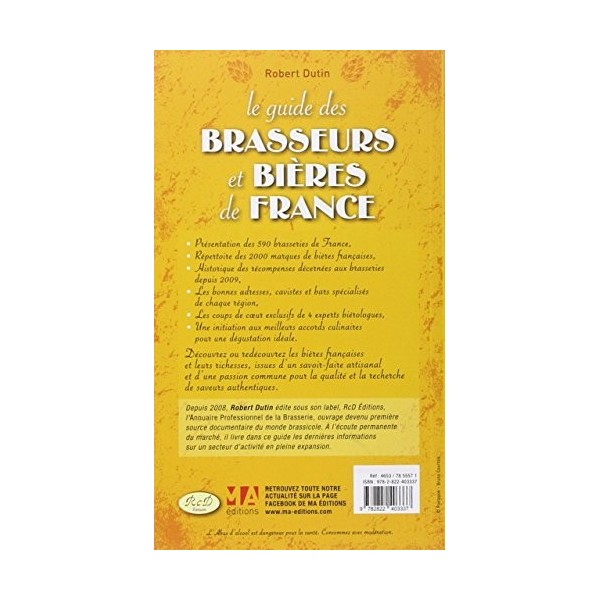 GUIDE DES BRASSERIES ET BIERES DE FRANCE