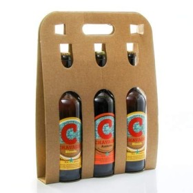 Pack de 3 bières artisanales du Périgord de la Brasserie Chavagn 3x75cl soit 225cl