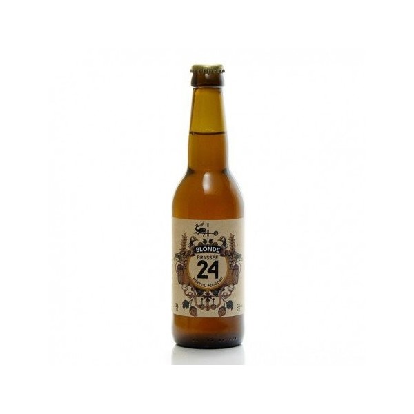Bière brassée 24 blonde Brasserie Artisanale de Sarlat 33cl