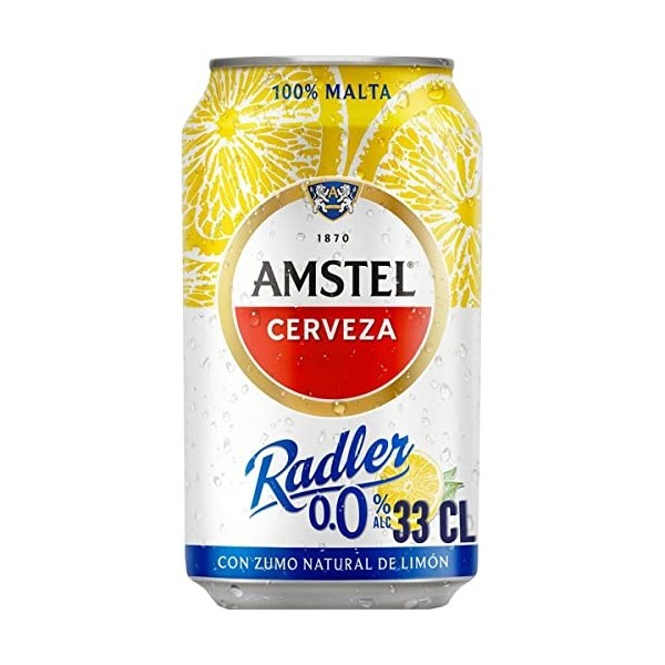Radler bière blonde sans alcool avec jus de citron naturel peut 33 cl